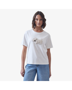 Dog Motif Tee