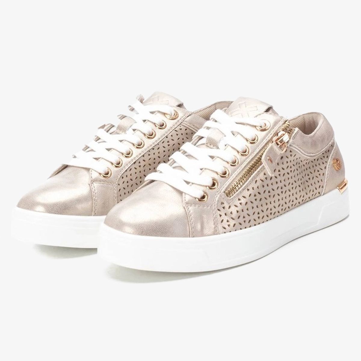 Metallic Trainers Gold Meadows Byrne