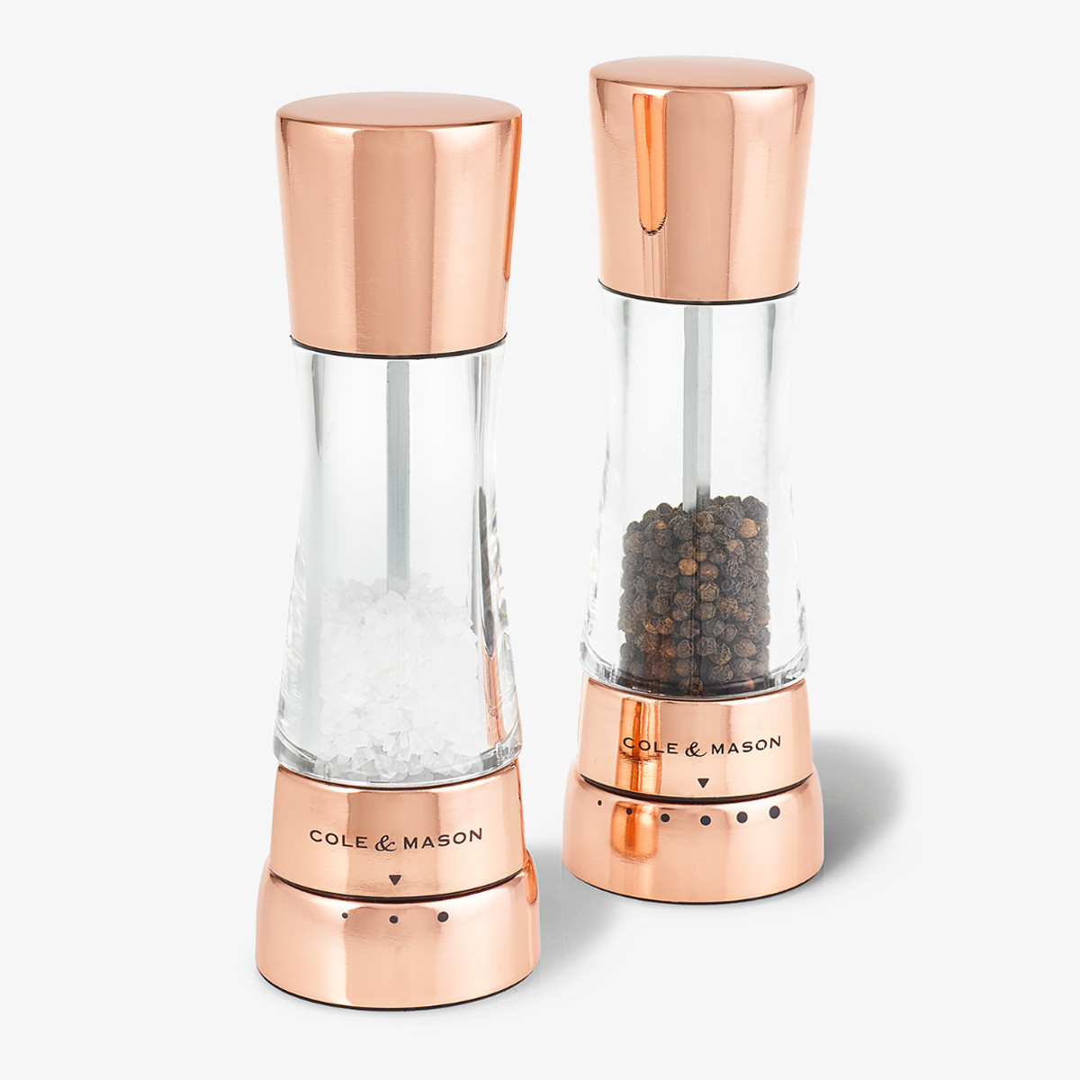 Salt & Pepper Boxed Gift Set Copper | Meadows and Byrne