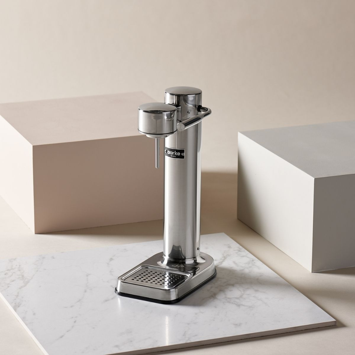 Aarke Carbonator 3 Polished Steel | Sparkling Water Maker | M&B