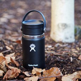 Hydro Flask 12 Oz Coffee Cup with Flex Sip Lid Black