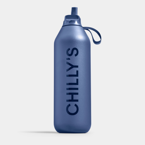 Chillys Series 2 Flip Sports Bottle - Whale Blue 1L