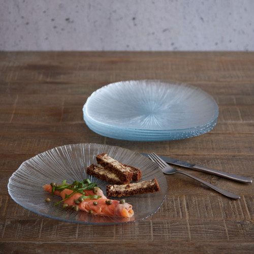 Eden Clear Plate - Set Of 6