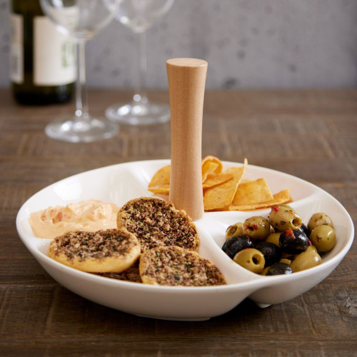 4 Section Chip And Dip