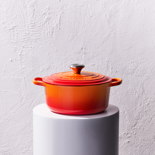 Le Creuset Round Casserole 24cm - Volcanic
