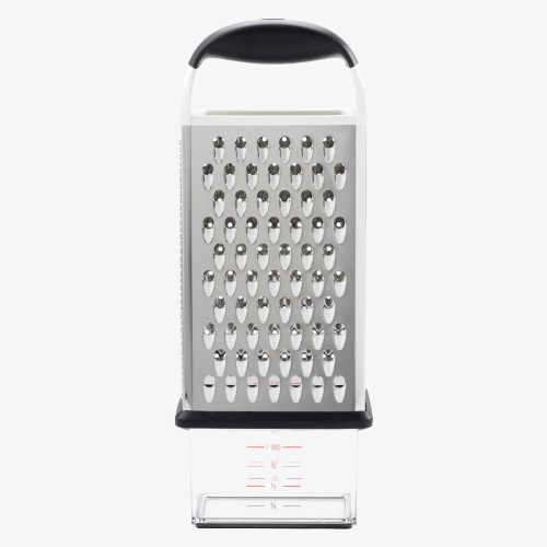 Box Grater with Attachable Container