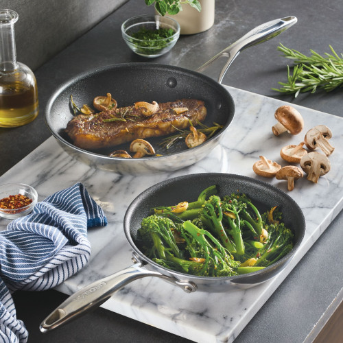 Circulon Clad Series Frypan Twin Pack 22cm/25cm