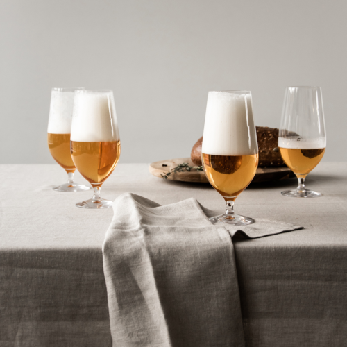 Footed Beer Glass – Set of 4