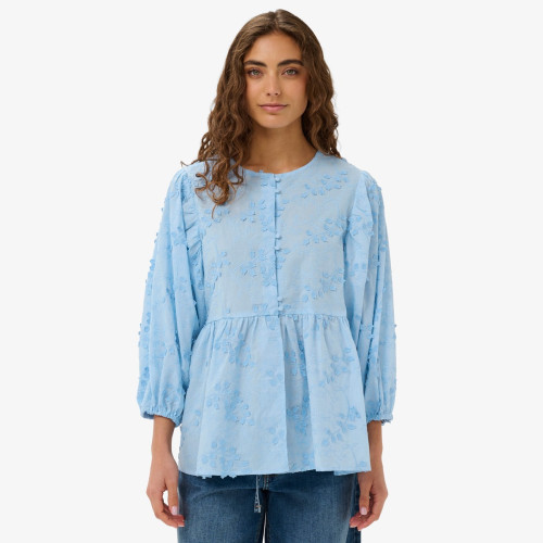 Neda Button Smock Top