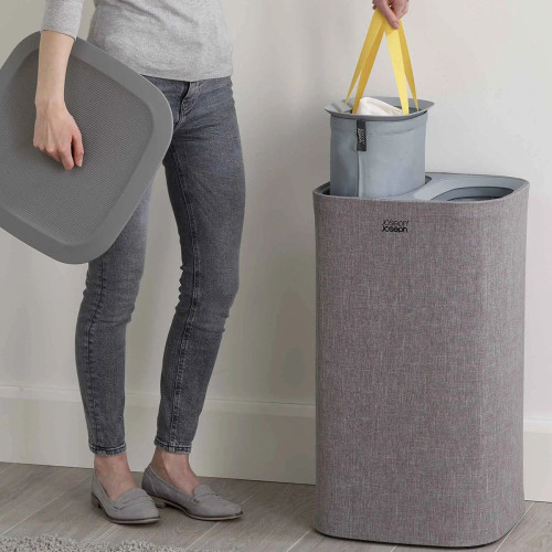 Joseph Joseph Tota 60L Laundry Separation Basket - Grey