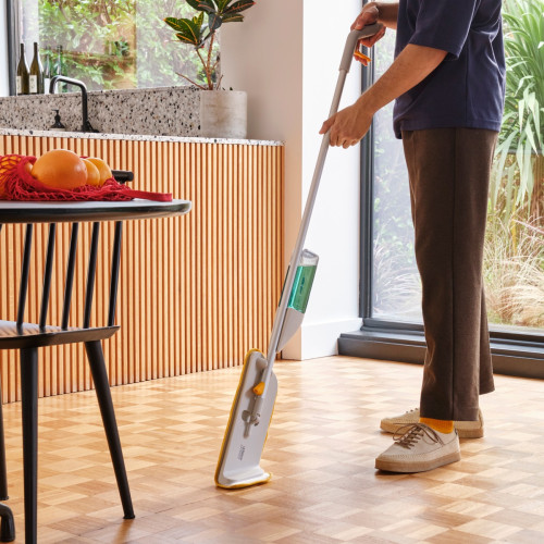 Cleantech Spray Mop With Scrubbing Pad