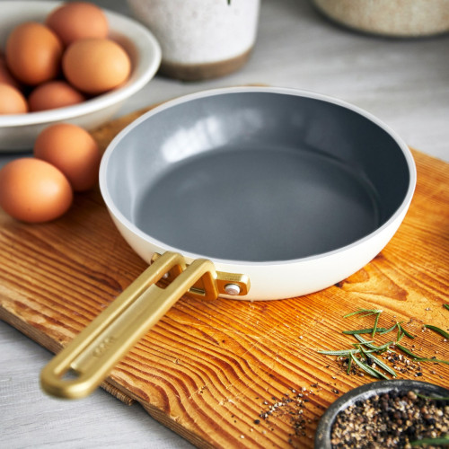 Stanley Tucci Ceramic Nonstick Frypan - Carrara White