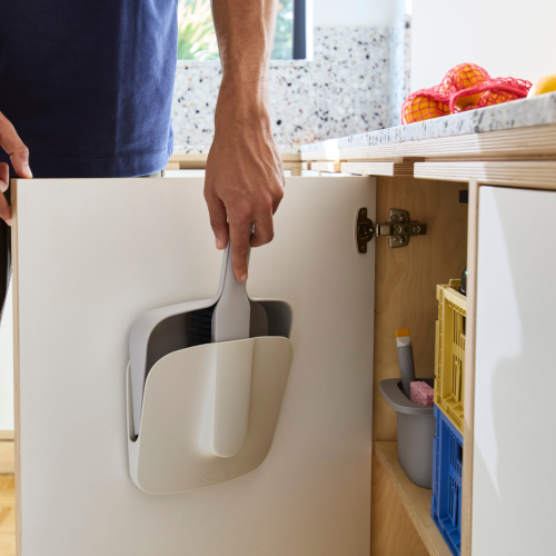 Cleantech Wall-Mounted Dustpan & Brush