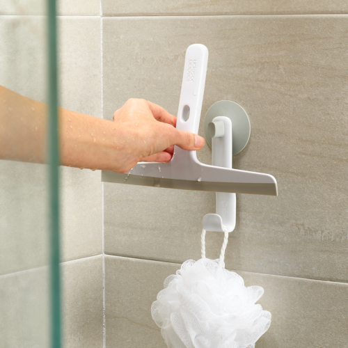 Easystore Slimline Squeegee With Storage Hook-Grey
