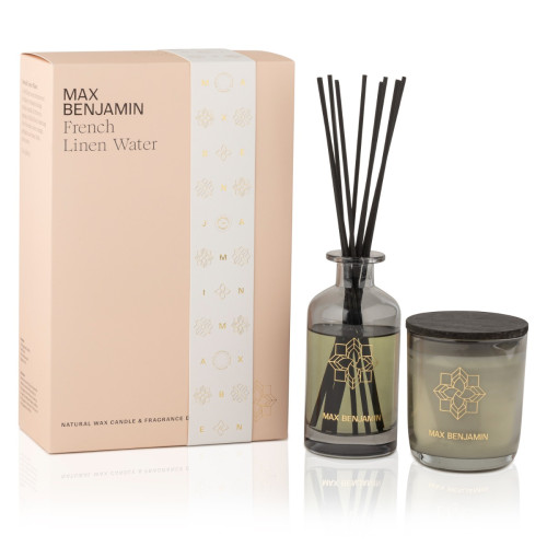 Candle Diffuser Gift Set - French Linen Water