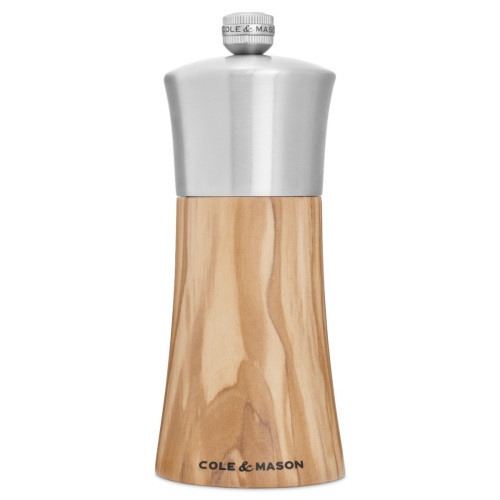 Bromley Olive Wood Pepper Mill