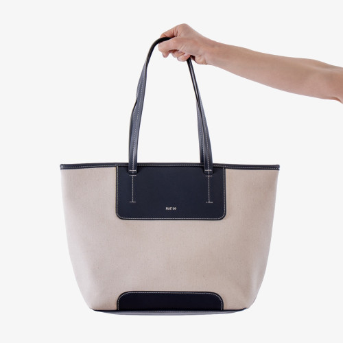 Two Tone Shopper Bag