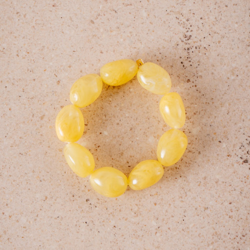 Chunky Yellow Bracelet