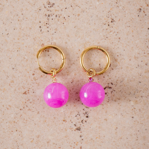 Pink Hoops