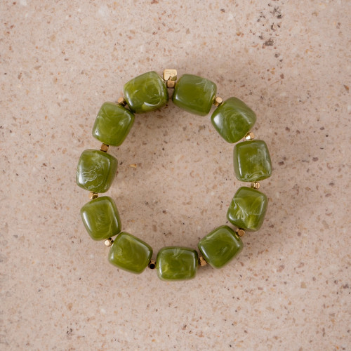 Green Statement Bracelet