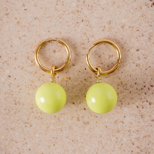 Lime Earrings