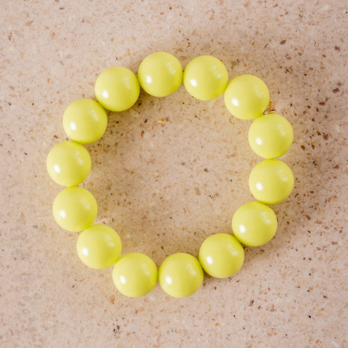 Statement Lime Bracelet