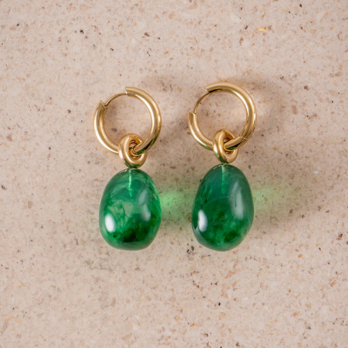 Emerald Green Earrings