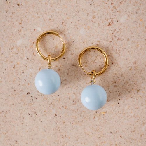 Soft Blue Earrings