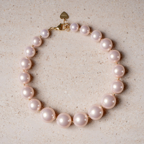 Pink Pearl Necklace