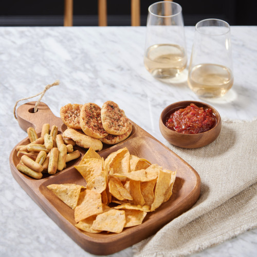 Acacia Sectional Serving Tray