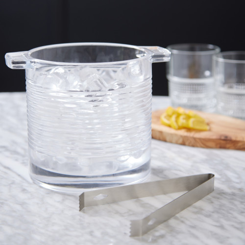 Hampton Ice Bucket with Tongs