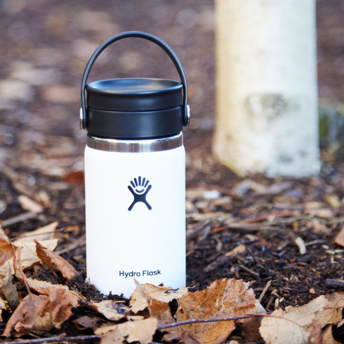 Hydro Flask 12 Oz Coffee Cup with Flex Sip Lid - White 