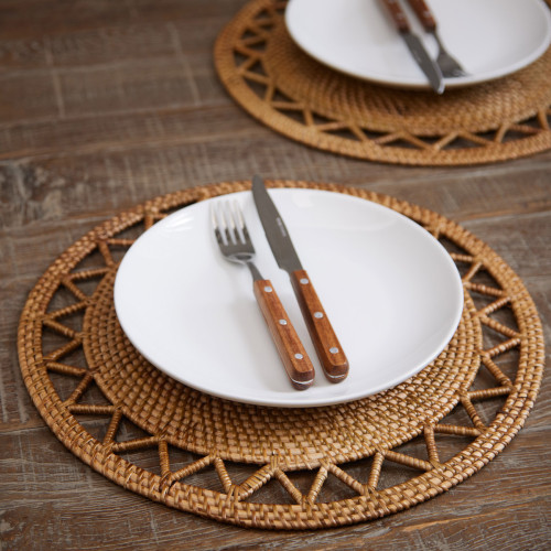 Round Rattan Placemat