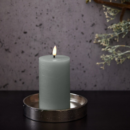 LED Pillar Candle Mist - Small
