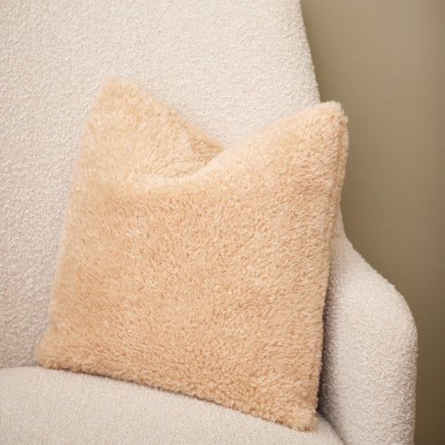Natural Teddy Cushion - Small