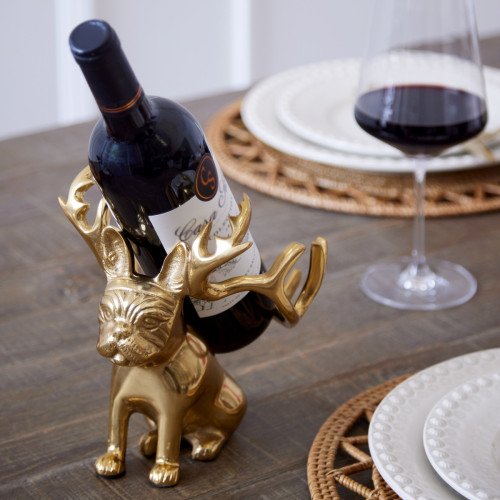 winston the bulldog aluminium bottle holder 