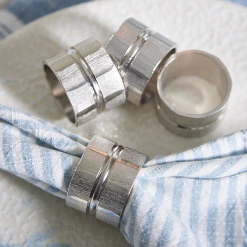 Classico Silver Napkin Ring- Set Of 4