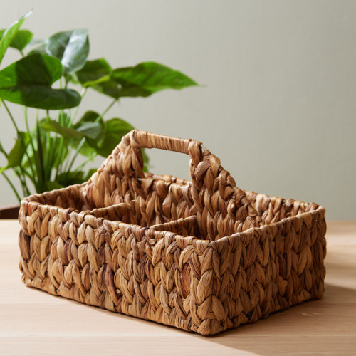 seagrass rattan sectional tote 