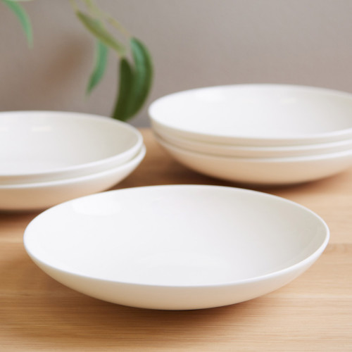 Lumina Fine Bone China Soup Plate - Set of 6