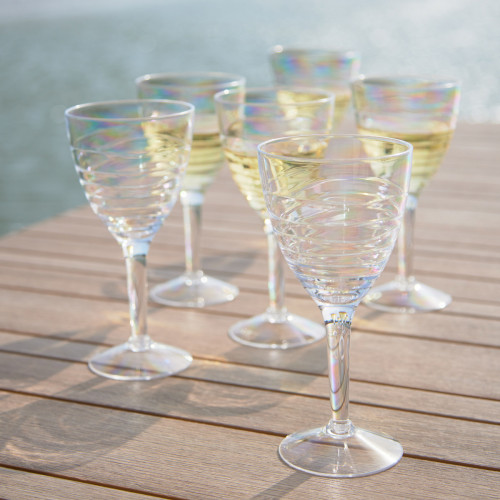 Linea Acrylic Wine Goblet-Set Of 6