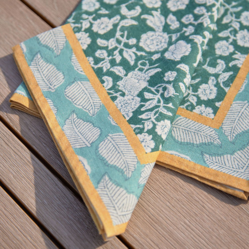 Flora Printed Napkin - Set Of 6