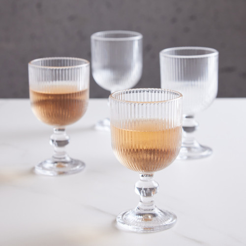 Riviera Ribbed Red Wine Glass - Set Of 4