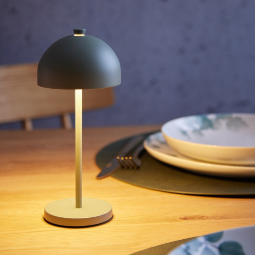 Green Mushroom LED Lamp