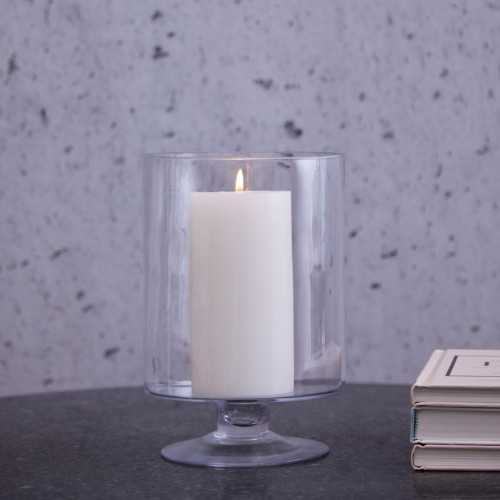 Della Small Glass Hurricane 