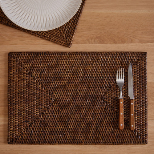Rattan Rectangle Placemat 