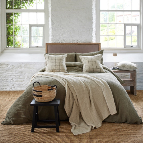 Lyra Natural Bedspread 