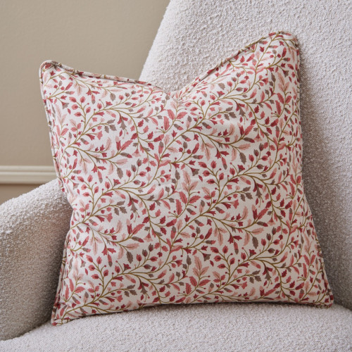 Blush Leaf Cushion
