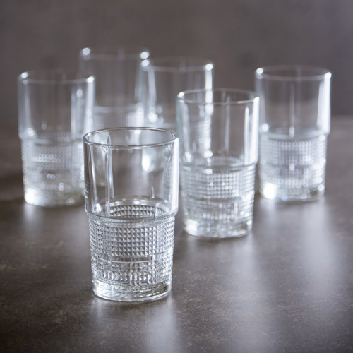 Bartender Novecento Hi Ball Glasses - Set Of 6