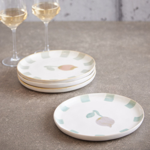 Lemon Drop Plate - Set Of 4