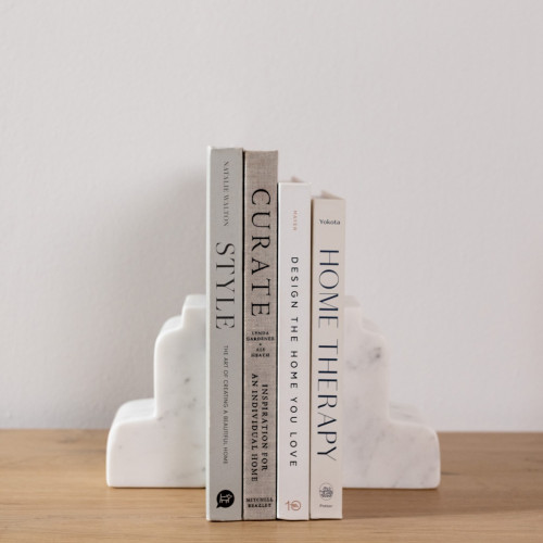 Miranda Marble Bookends